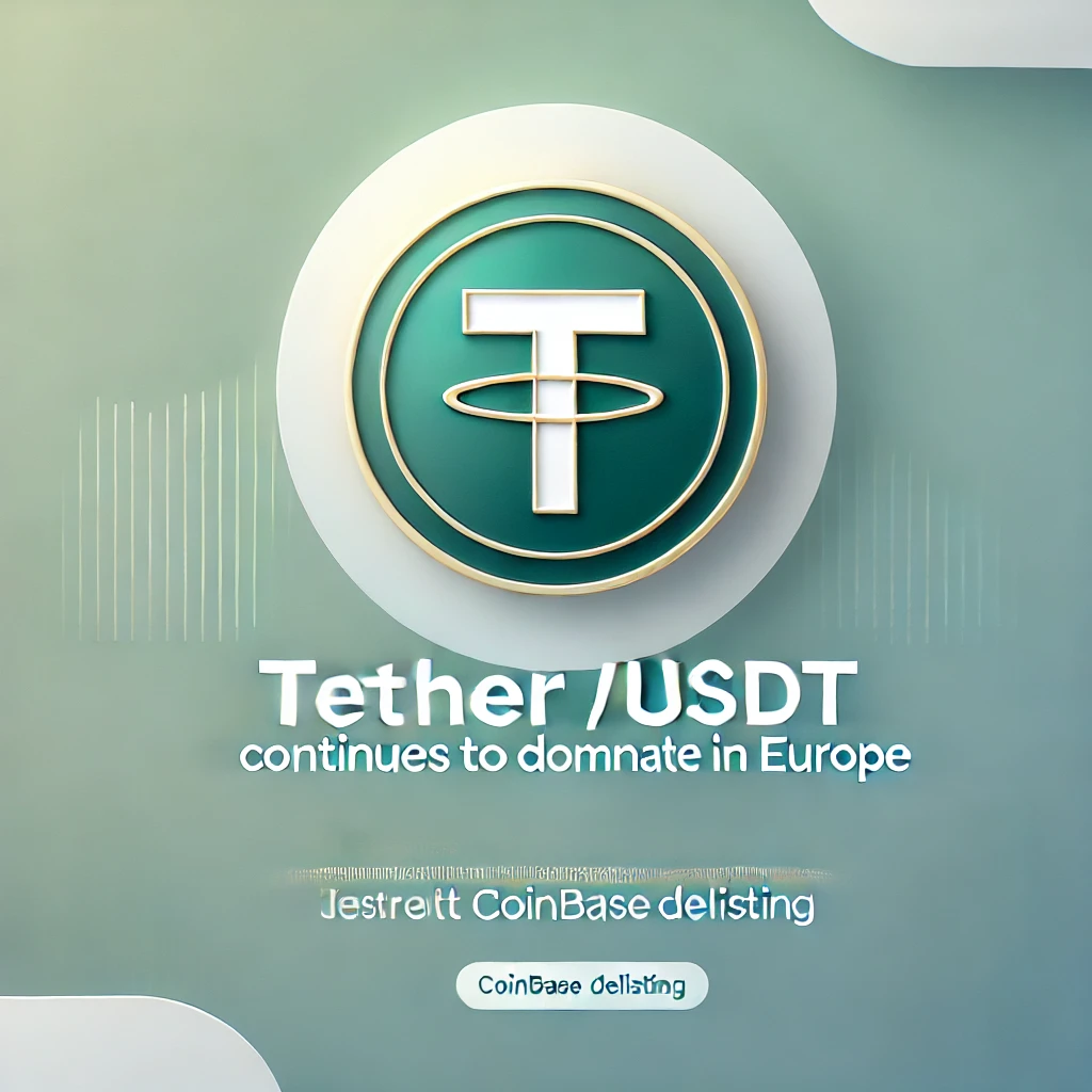 Tether (USDT) Sigue Dominando en Europa a Pesar del Deslistado de Coinbase