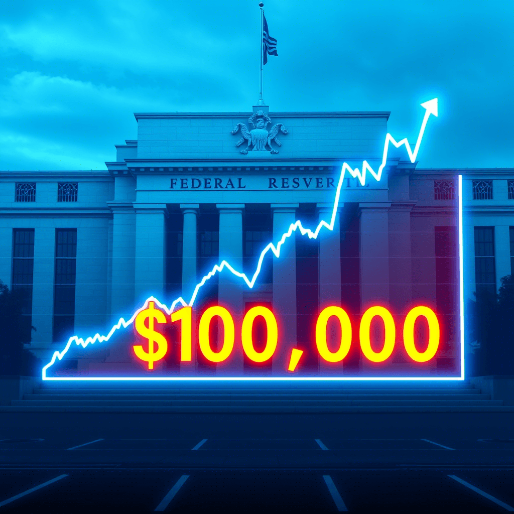 🚀 Bitcoin se prepara para romper los $100K: la Fed podría ser el catalizador