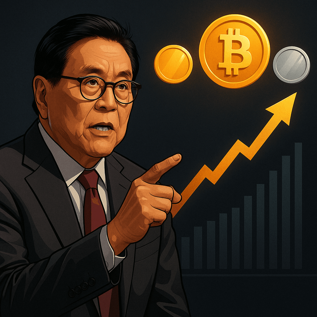 Robert Kiyosaki: «Abandona el dinero falso y adopta Bitcoin, oro y plata»