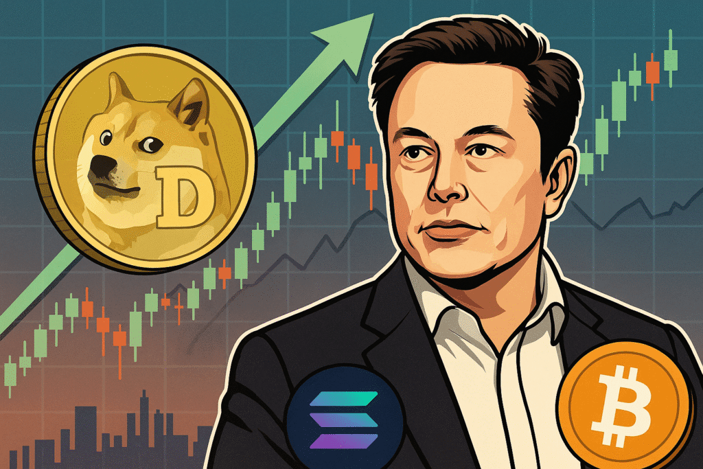🐶 Elon Musk y Dogecoin: ¿Se viene un nuevo rally? Predicciones para SOL, BTC y más