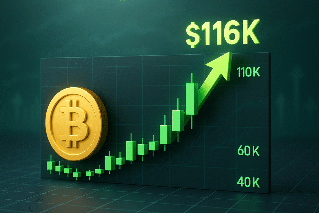 🚀 Bitcoin apunta a los $116,000 en julio: ¿llegó el momento del despegue?