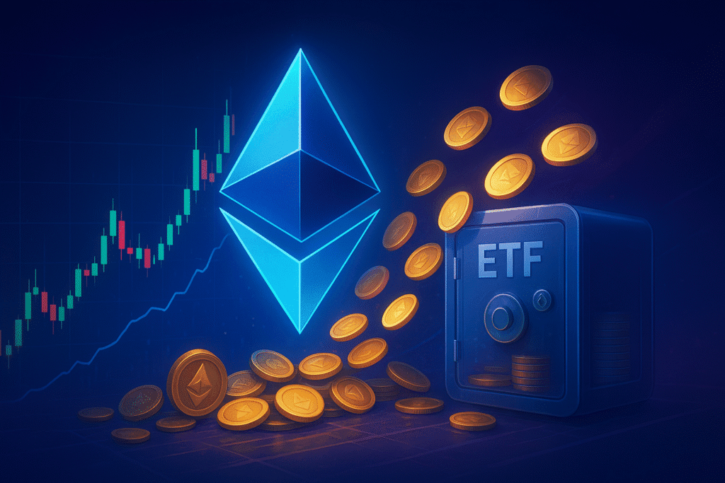 🌐 Spot Ether ETFs Cierran Racha de $3,7B en Ingresos con una Salida de $59,3M – ¿Corrección Sana o Señal de Alerta?