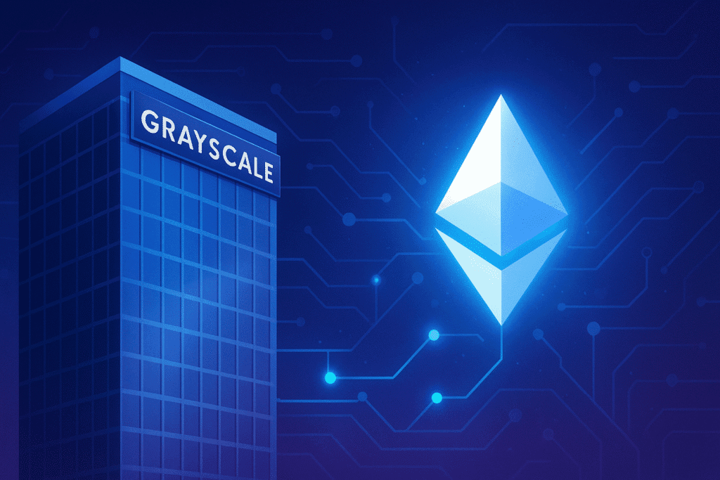 🟣 Grayscale apuesta $150 millones en Ethereum: lanza staking en sus ETPs antes de plazos clave de la SEC